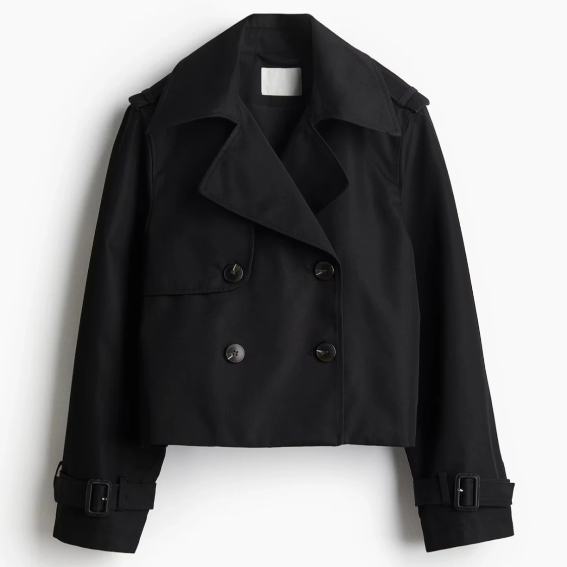 Svart Trenchcoat 
