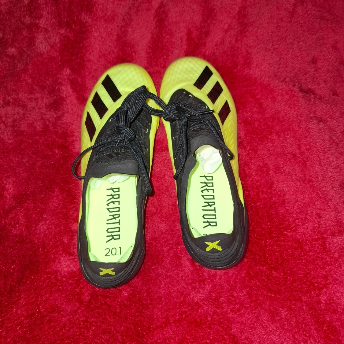 Adidas Predator 20.1 fotbollsskor gul/svart - 3