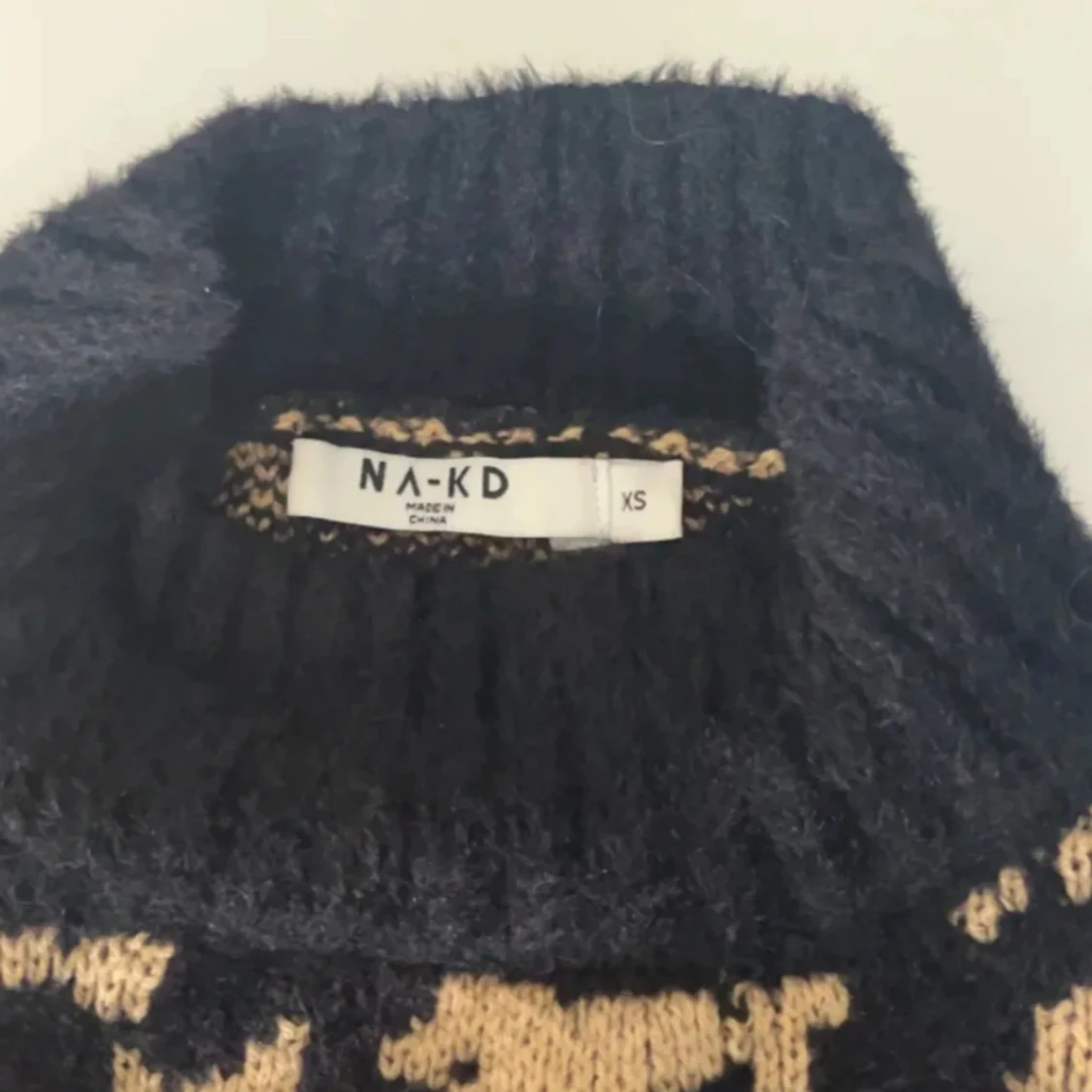 Leopardmönstrad stickad tröja NA-KD - 1