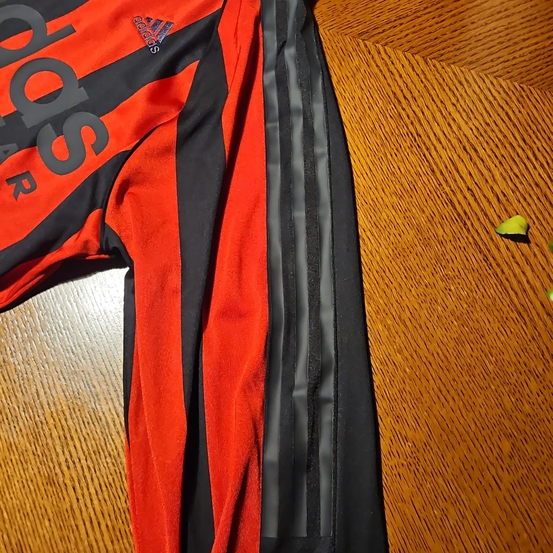 Randig långärmad Adidas fotbollströja - 4