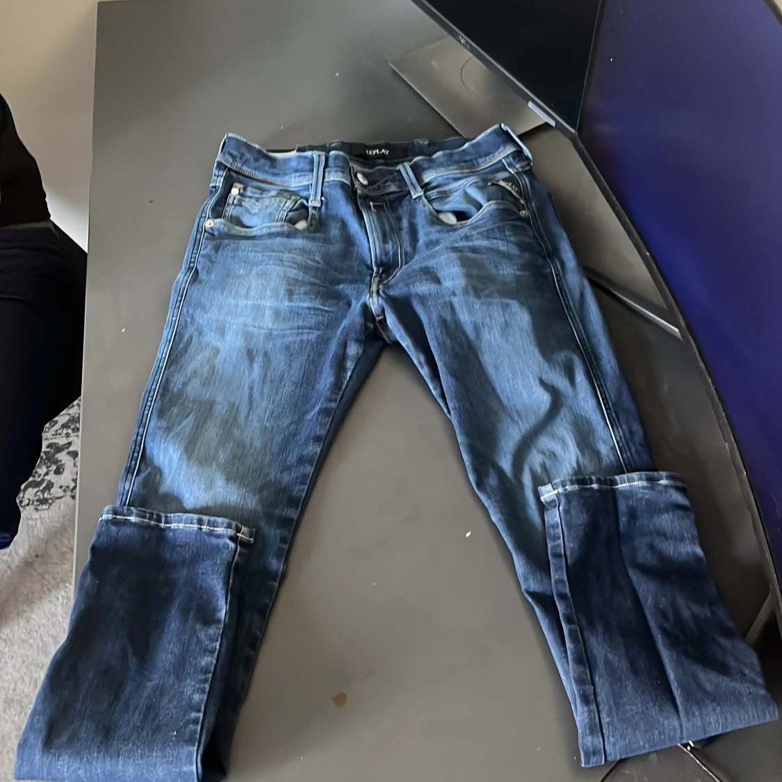 Replay Hyperflex jeans blå - 1