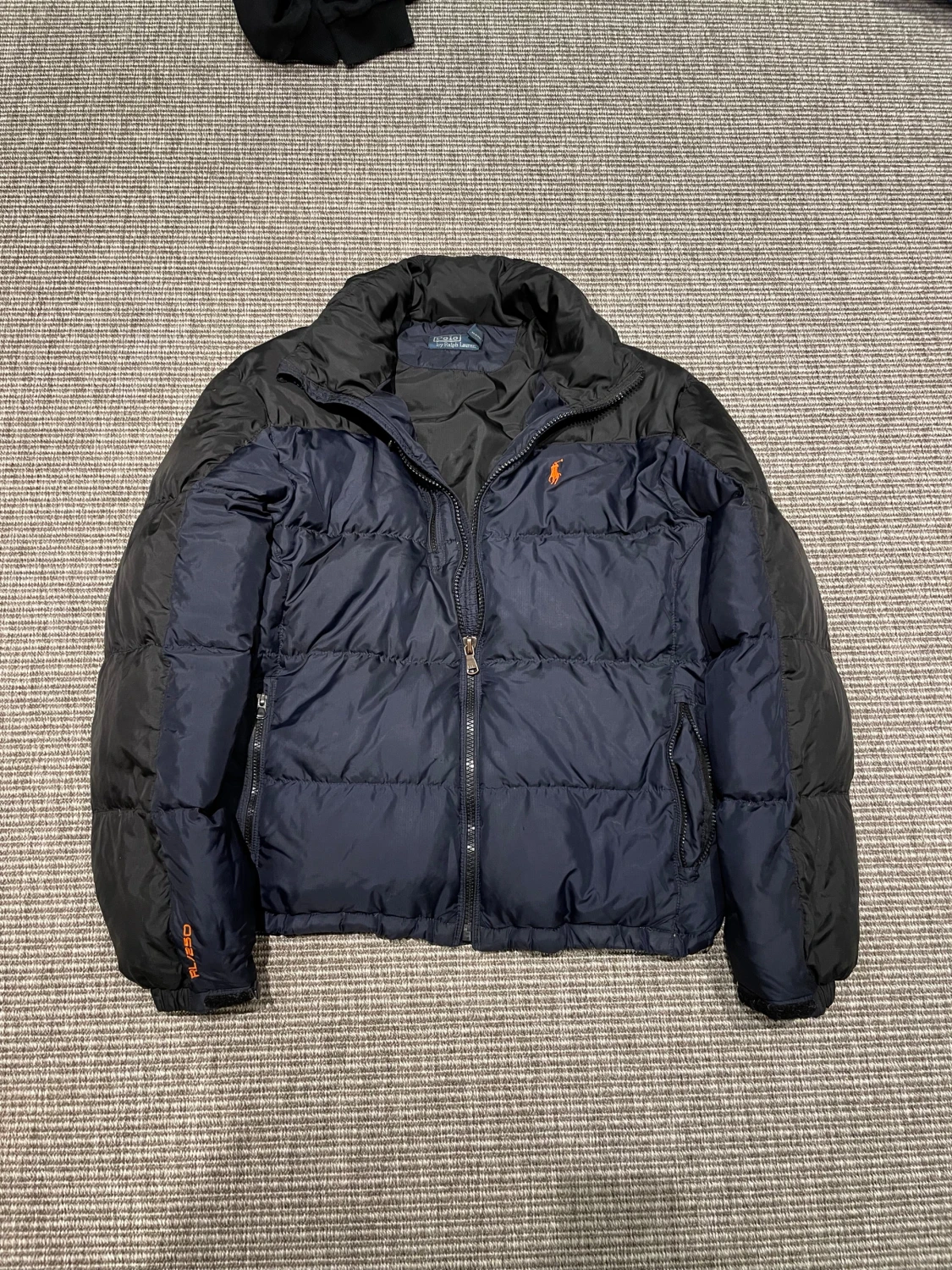 Mörkblå pufferjacka från Polo Ralph Lauren