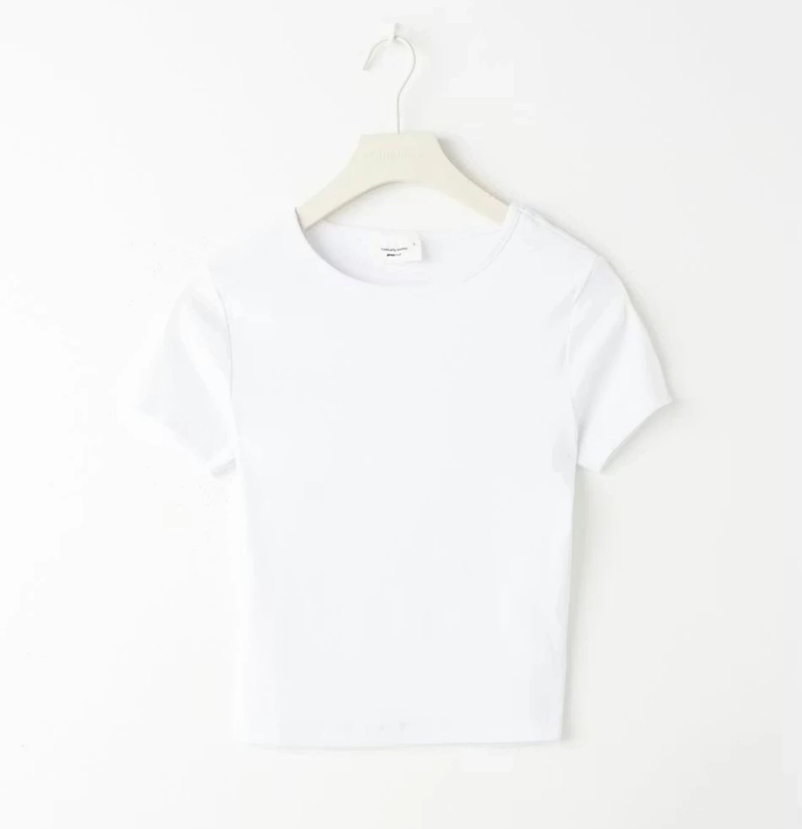 Vit basic tight topp