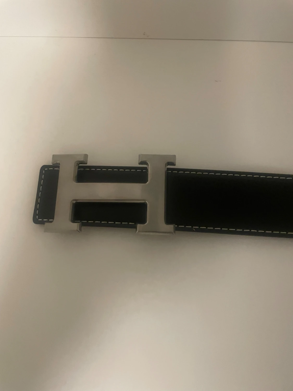 Svart bälte med silver spänne - 2