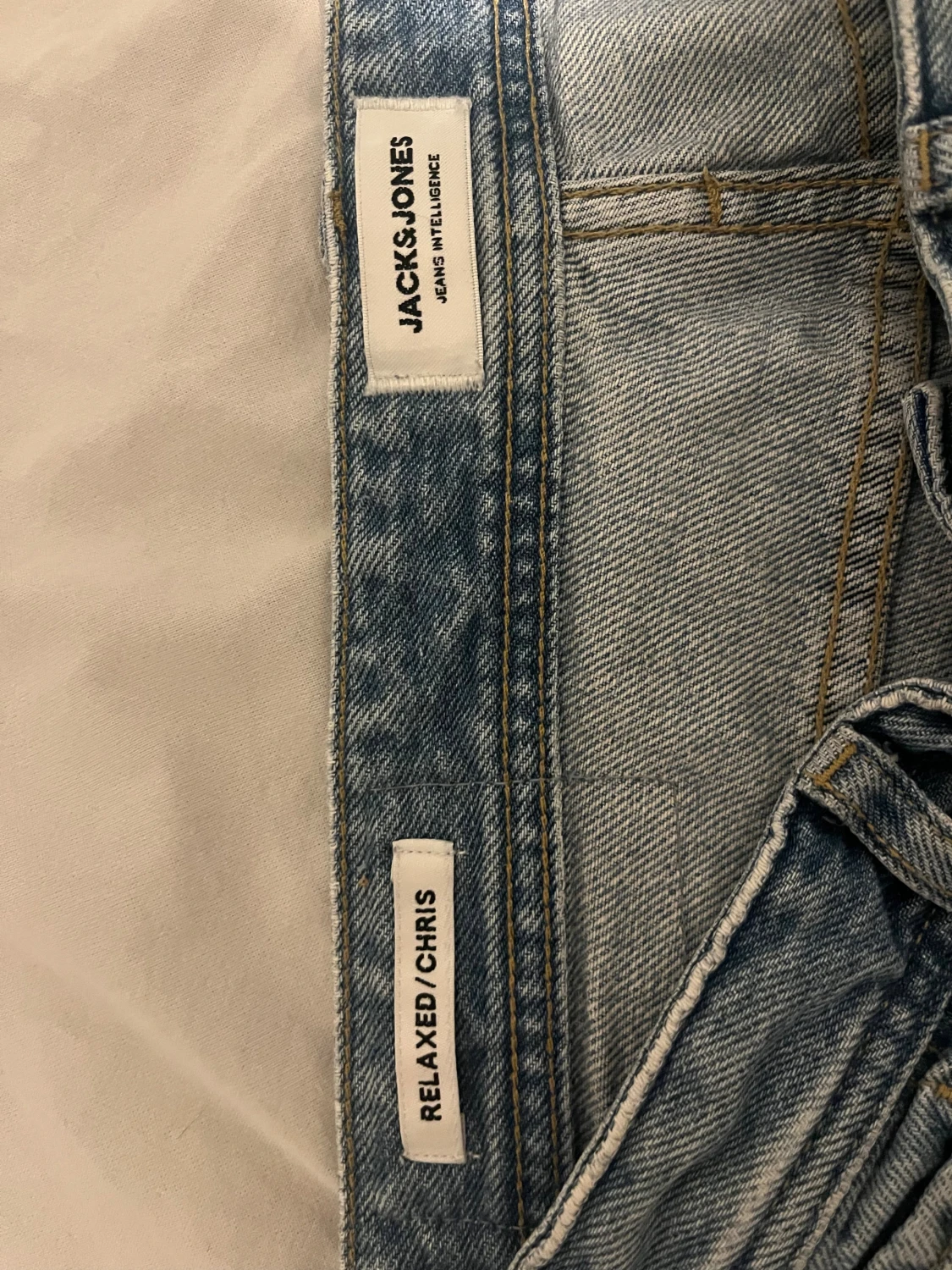 Jack & Jones Relaxed Chris ljusblå jeans - 3