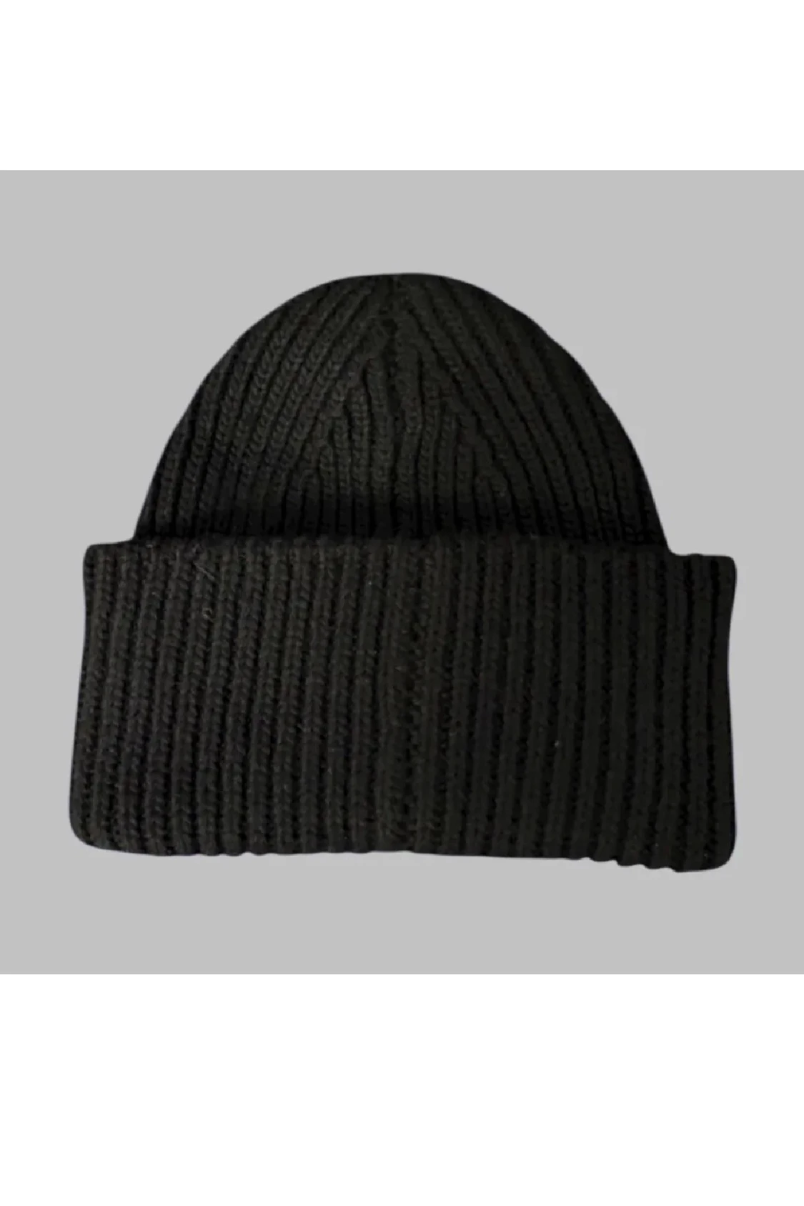Svart ribbad mössa från Acne Studios - 2