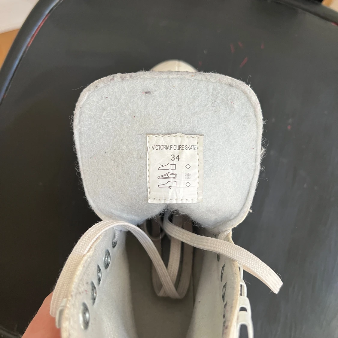 Vita konståkningsskridskor Graf Victoria - 4