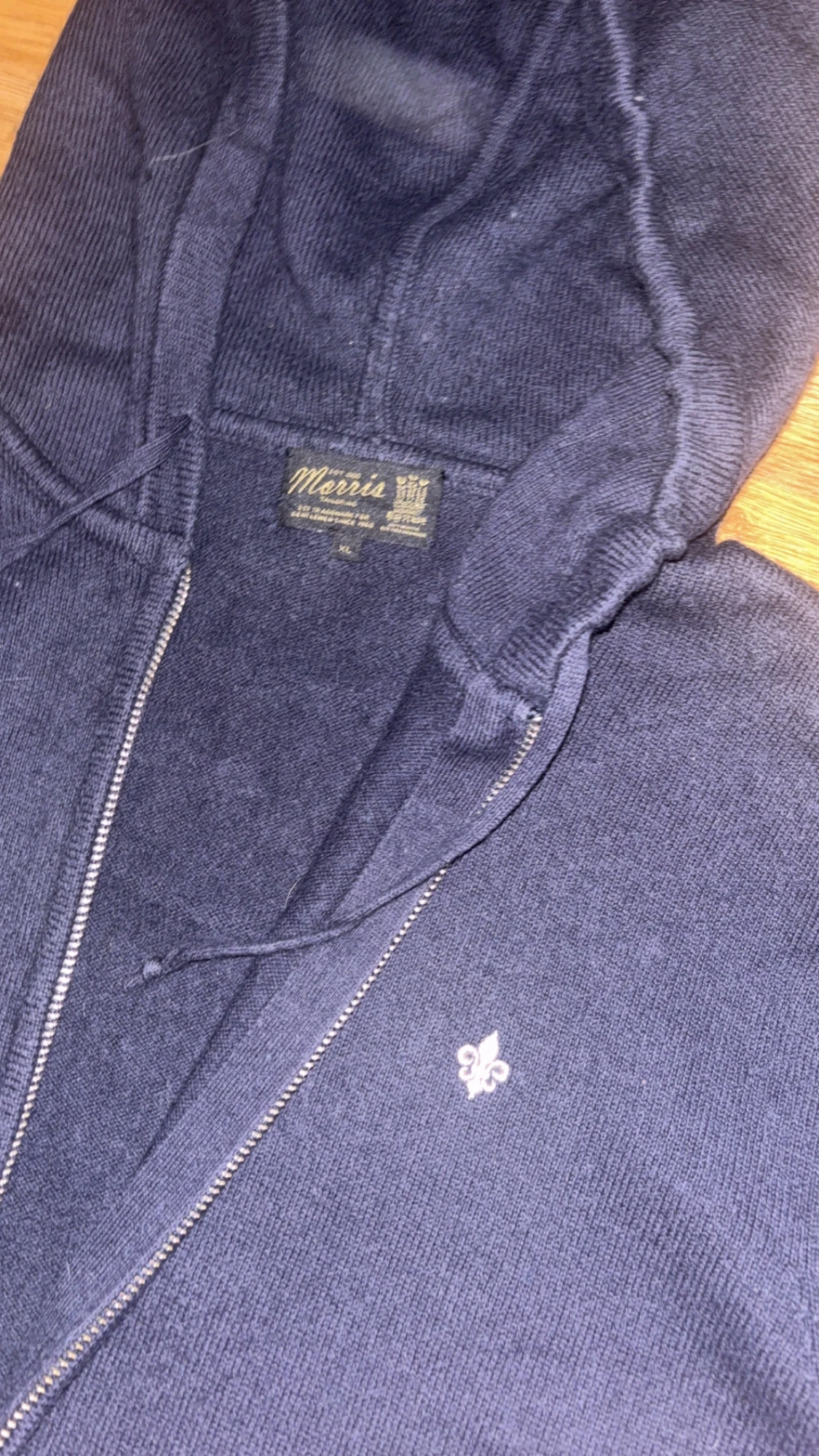 Mörkblå Morris Hoodie - 3