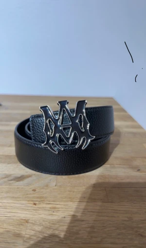Svart AMIRI bälte - 110cm lång, oanvänd
