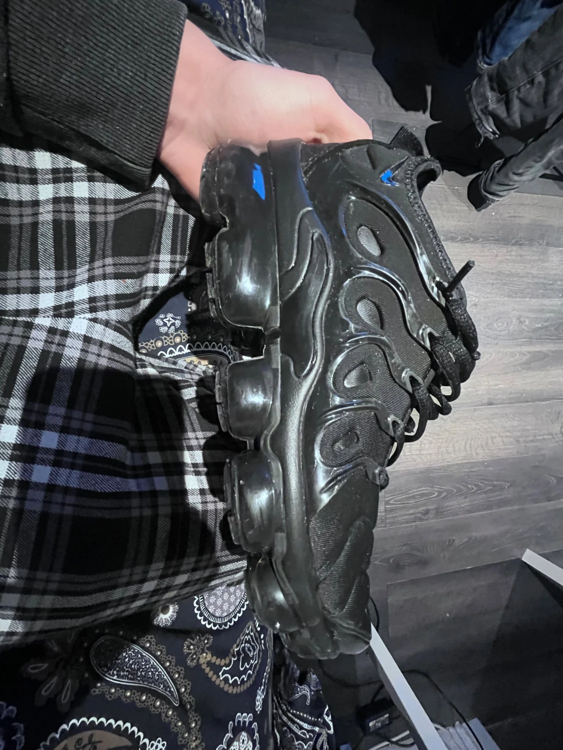 Svarta Nike Vapormax sneakers