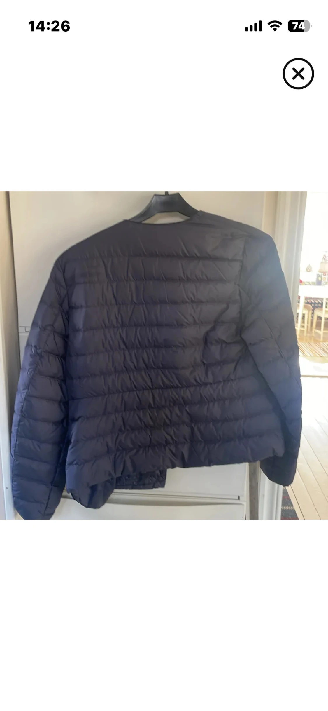 Mörkblå Uniqlo jacka - 2