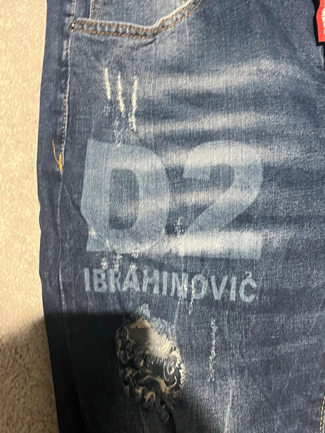 Dsquared2 Ibrahimovic jeans blå - 2