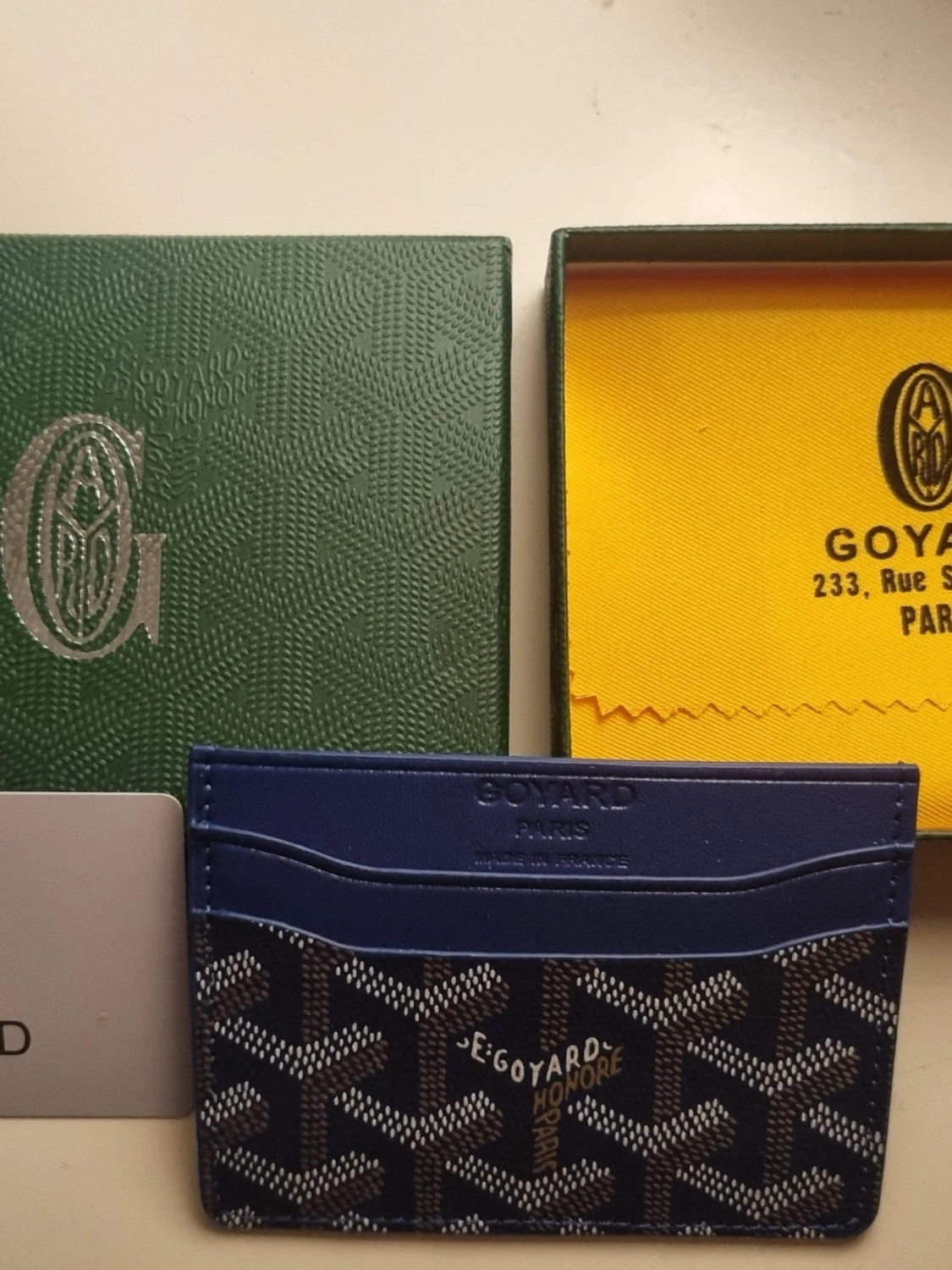 Blå Goy4ard plånbok med mönster - 1