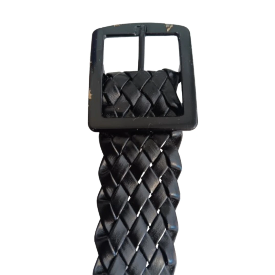 Svart y2k flätat bälte - 91