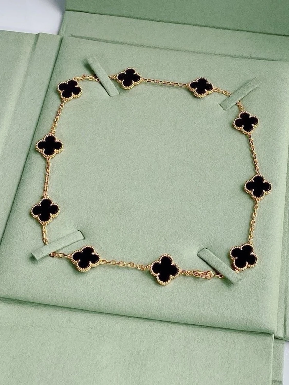 18 k Guldpläterad halsband 