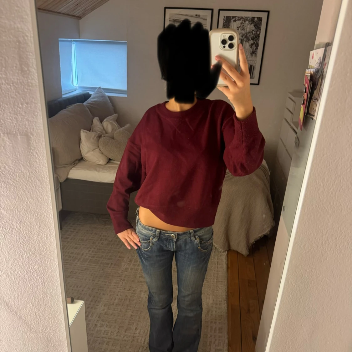 Superfin vinröd tröja! - 2