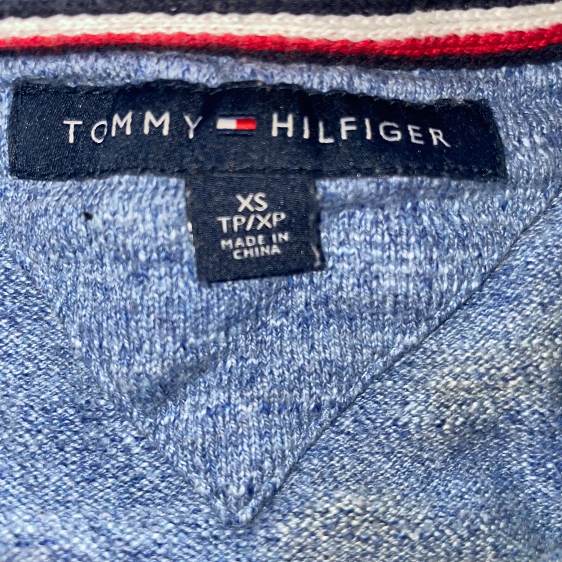 Blå stickad tröja Tommy Hilfiger XS - 2