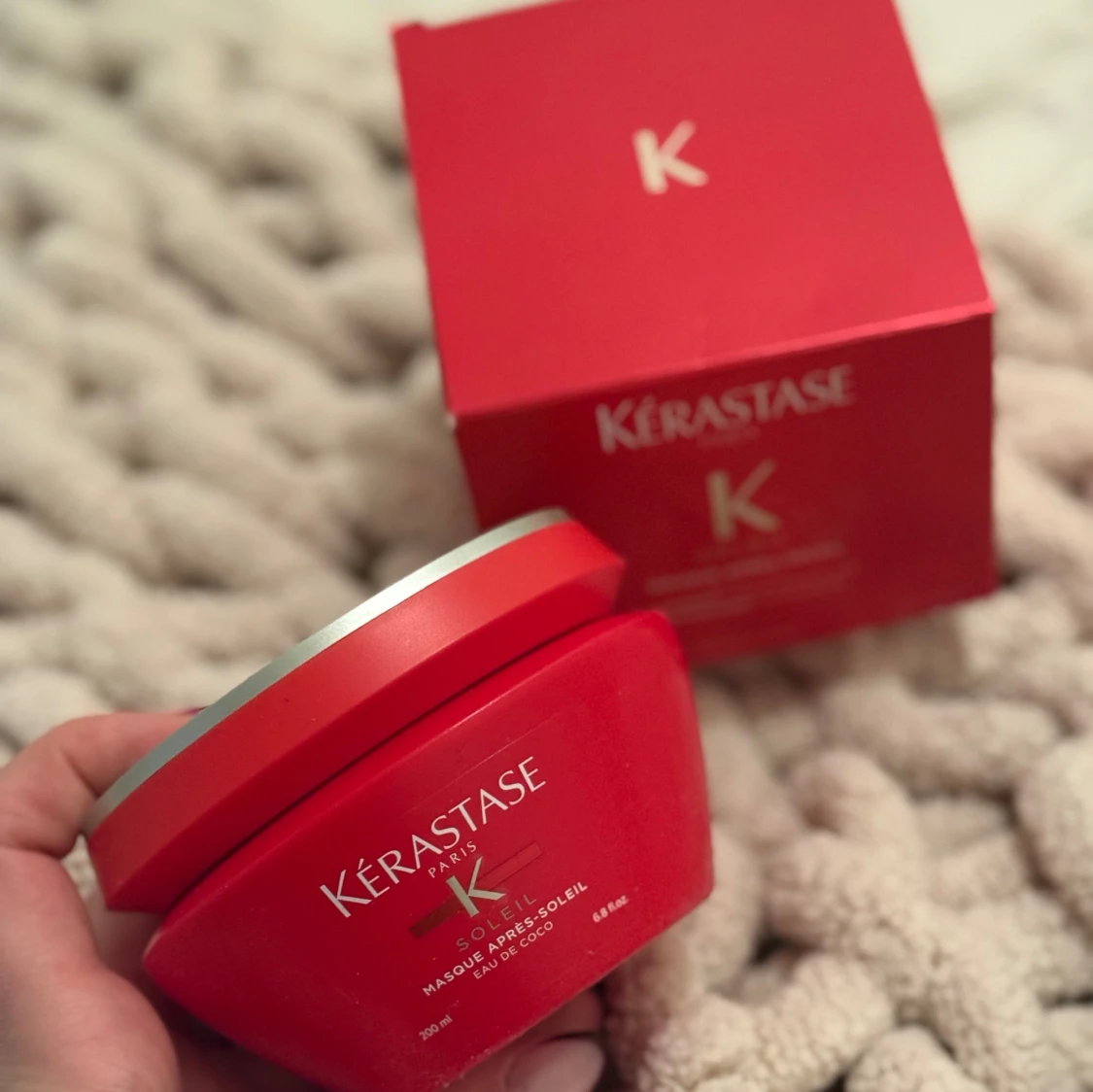 Kérastase röd hårmask