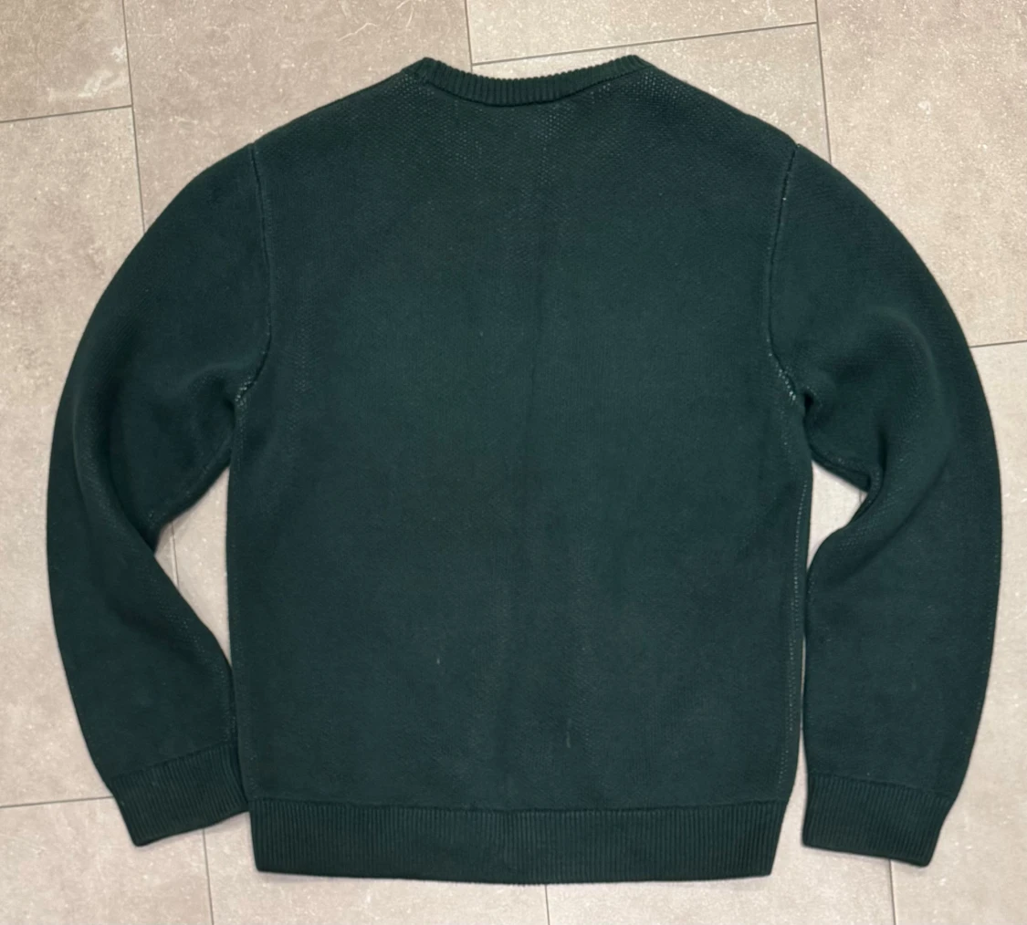 Mörkgrön stickad tröja Weekday S - 3