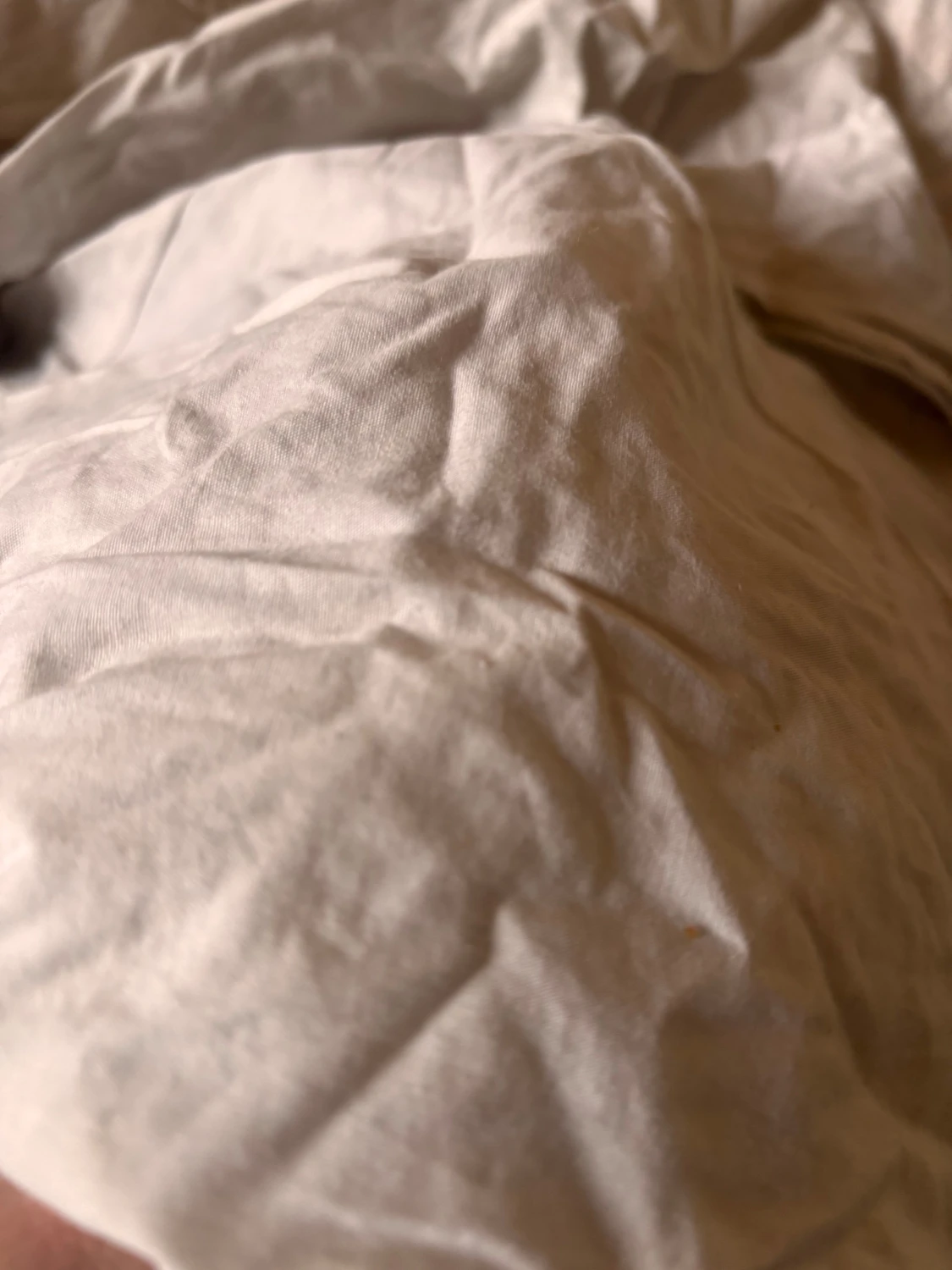 Vita linnebyxor med wide fit - 2