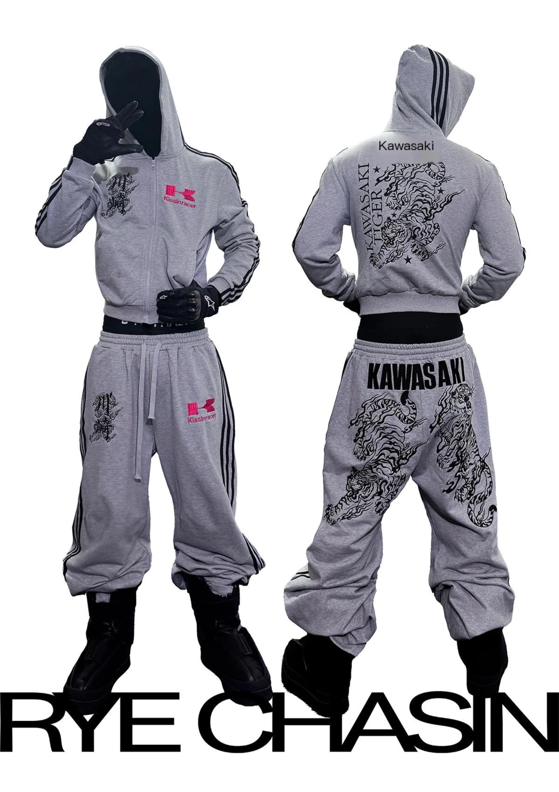 Full set av Kissinracer Kawasaki Tiger - 1