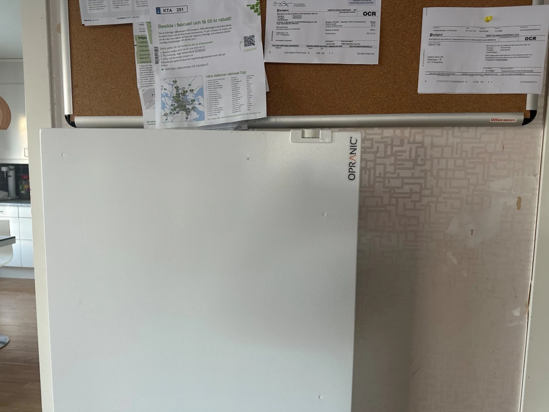 Opranic elektrisk väggmonterad värmepanel - 1