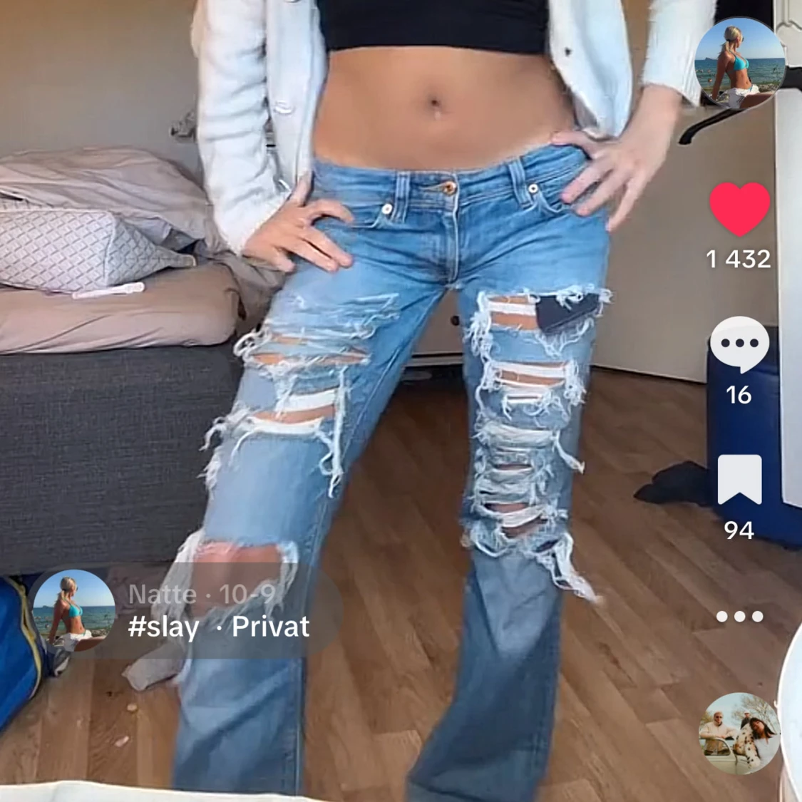 VINTAGE LÅGMIDJADE LEVIS 