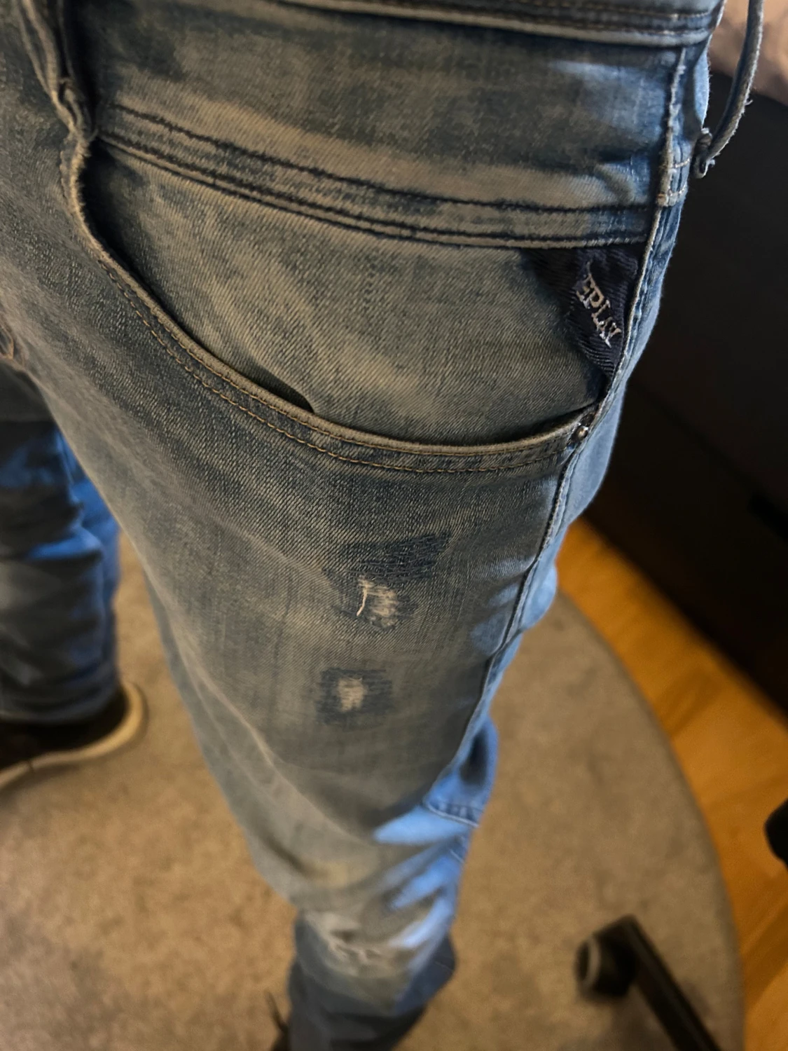 Replay Anbass blå jeans - 2