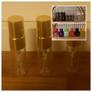 Zara splitpaket  - 3 stycken 3 ml glasdekanter med spray✨️Välj bland dofterna som finns på listor bland bilderna obs tryck på bilden för att se all text