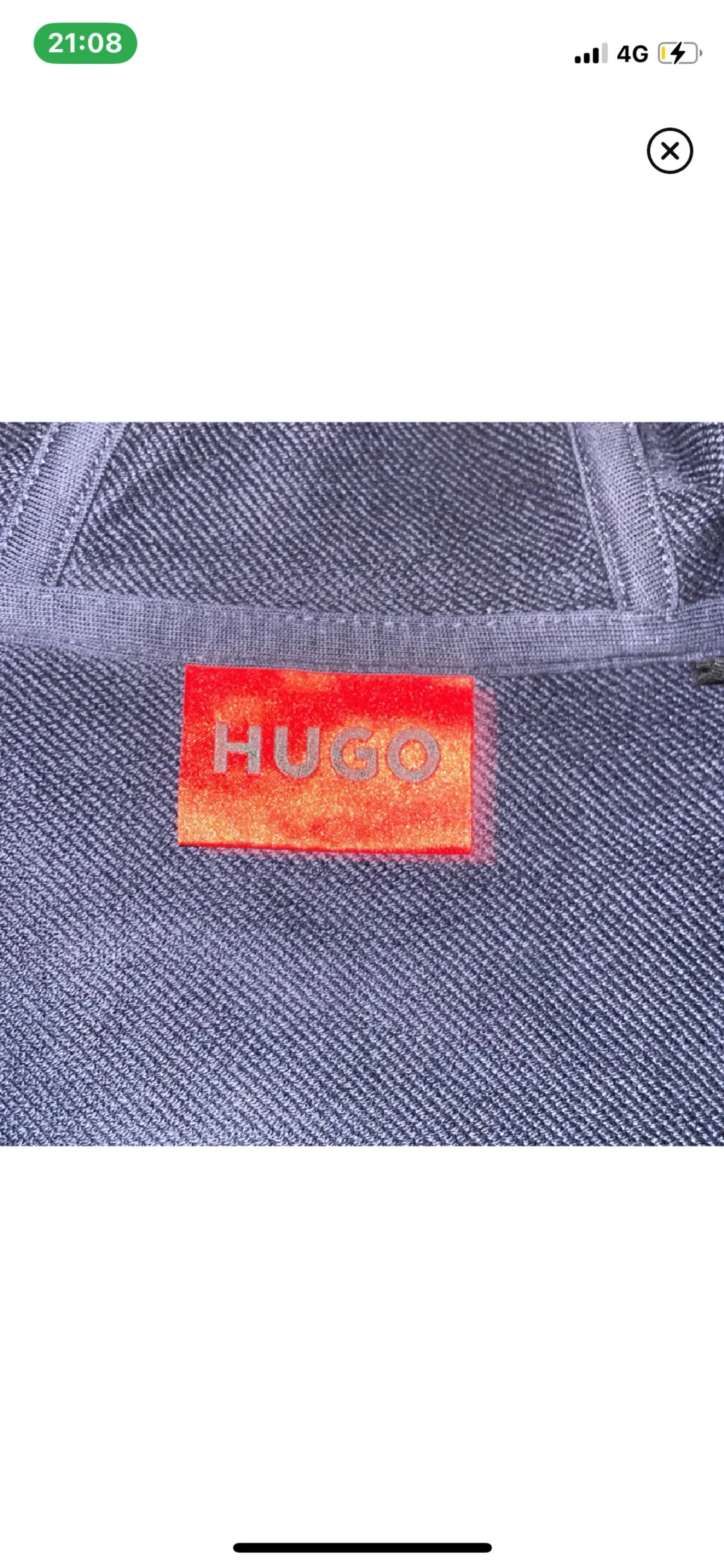 Svart hoodie från Hugo med tryck - 3