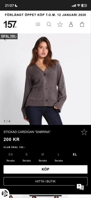 Brun kofta  - Brun kofta från lager 157. Säljer för att den inte kommer till användning. Slut i nästan alla storlekar på hemsidan