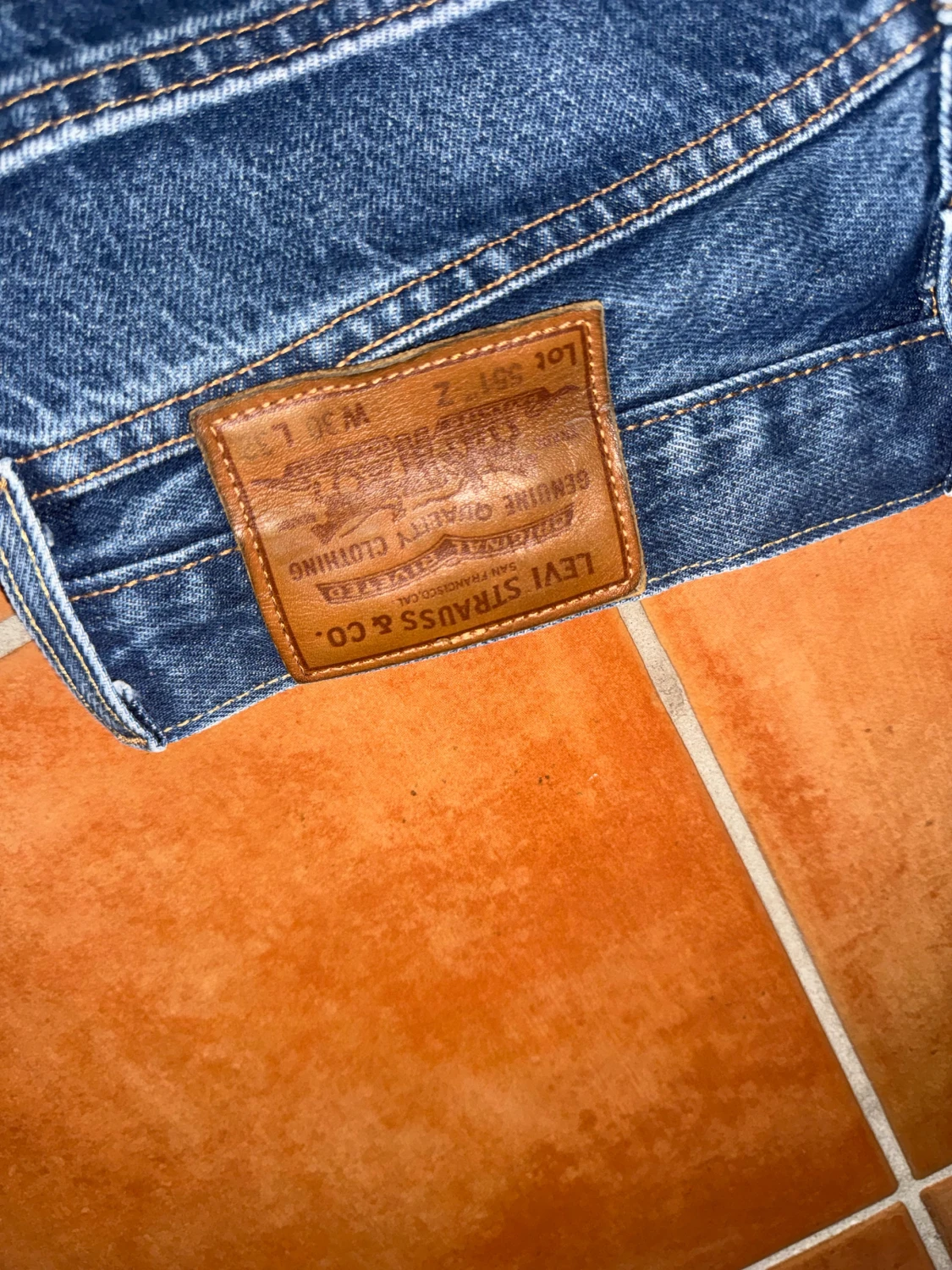 Levi's 551 blå jeans straight fit - 3