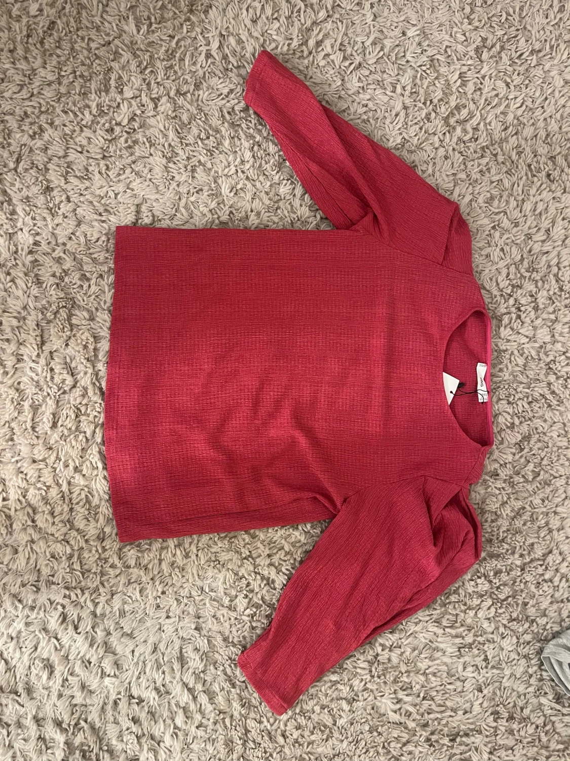 Röd långärmad topp från MNG XS - 1