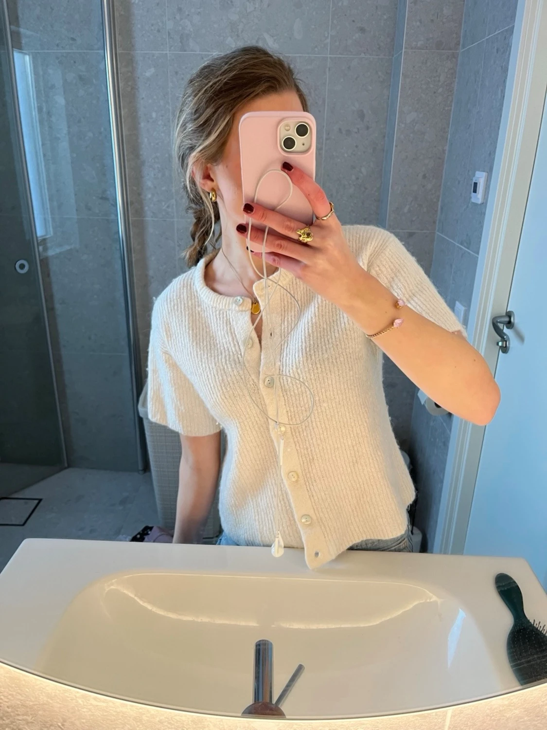 kortärmad kofta - 1