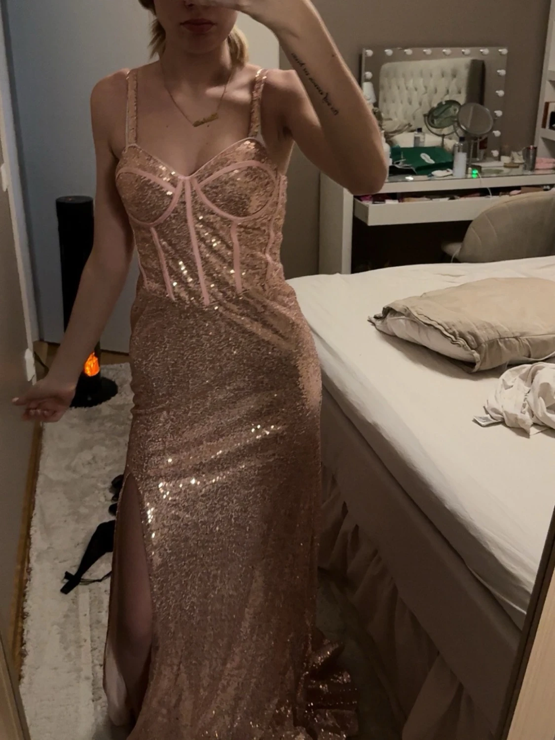 Helt ny rosa balklänning  - 3