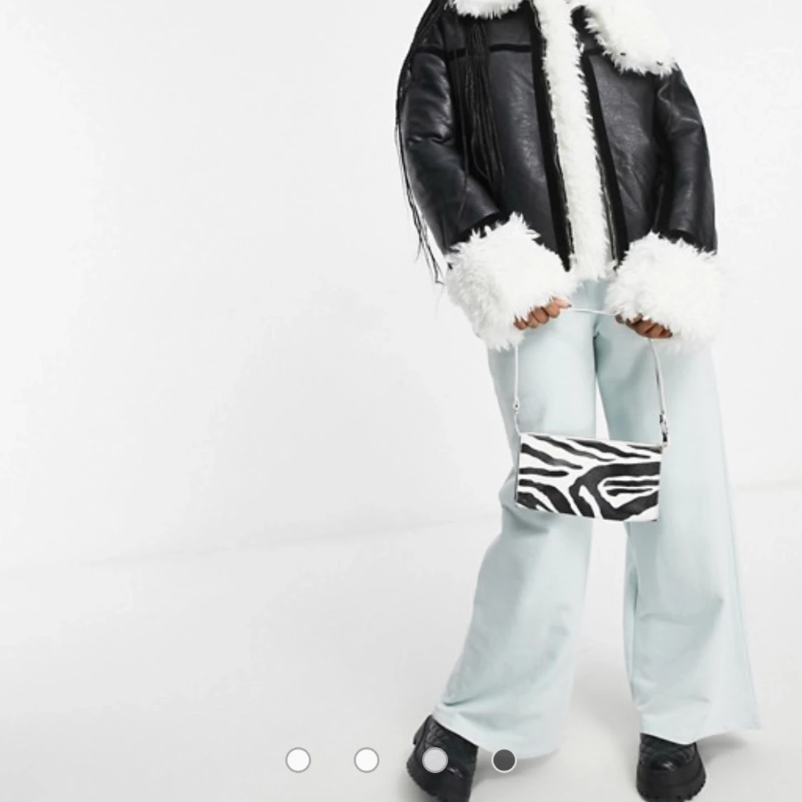 Jacka med fårpäls  - 90