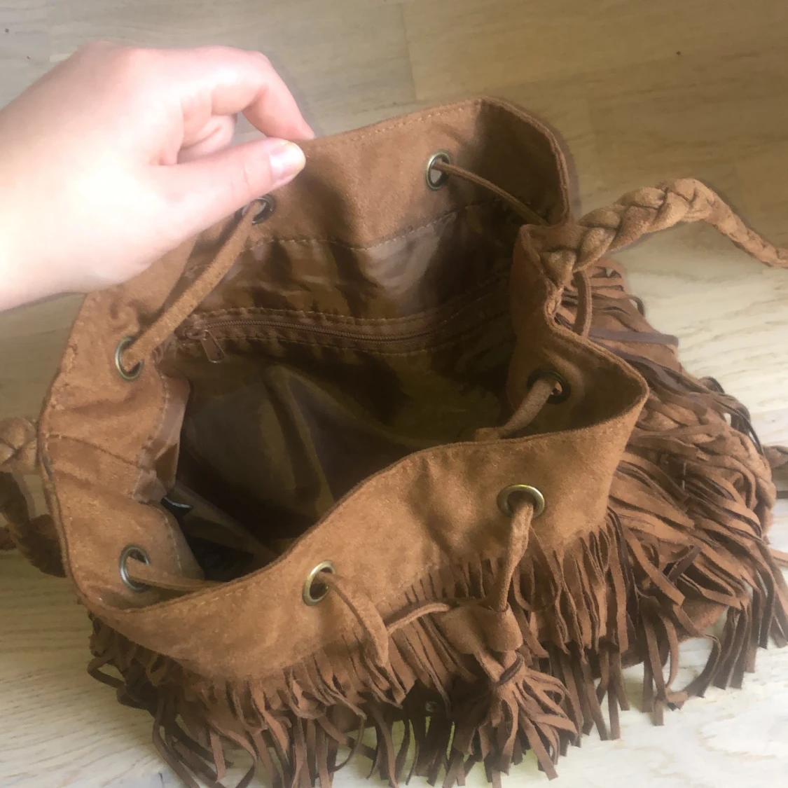 Brun mocka väska  - 90