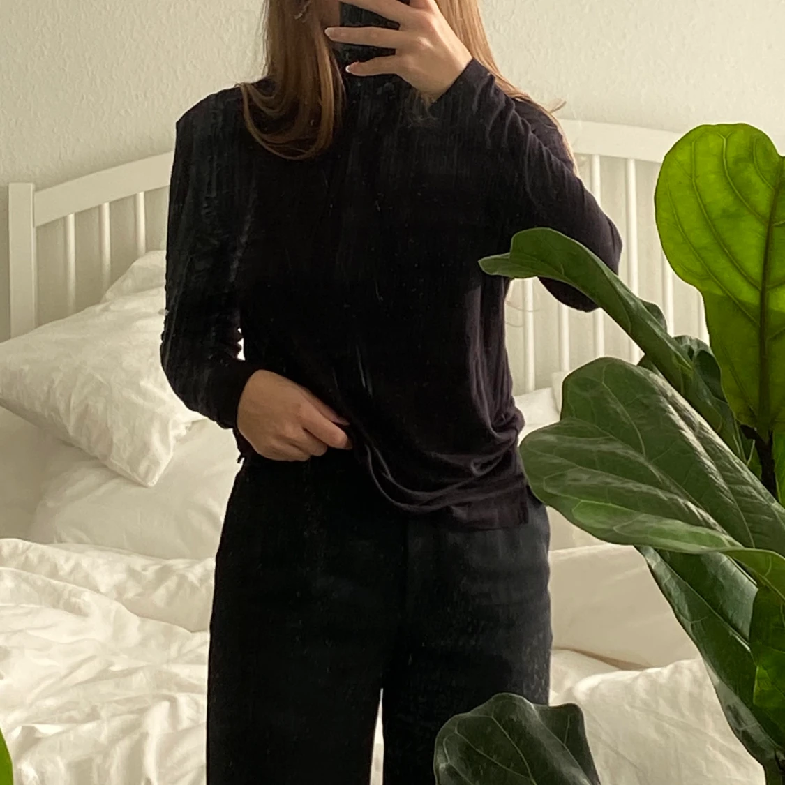 Svart polo tröja - 90