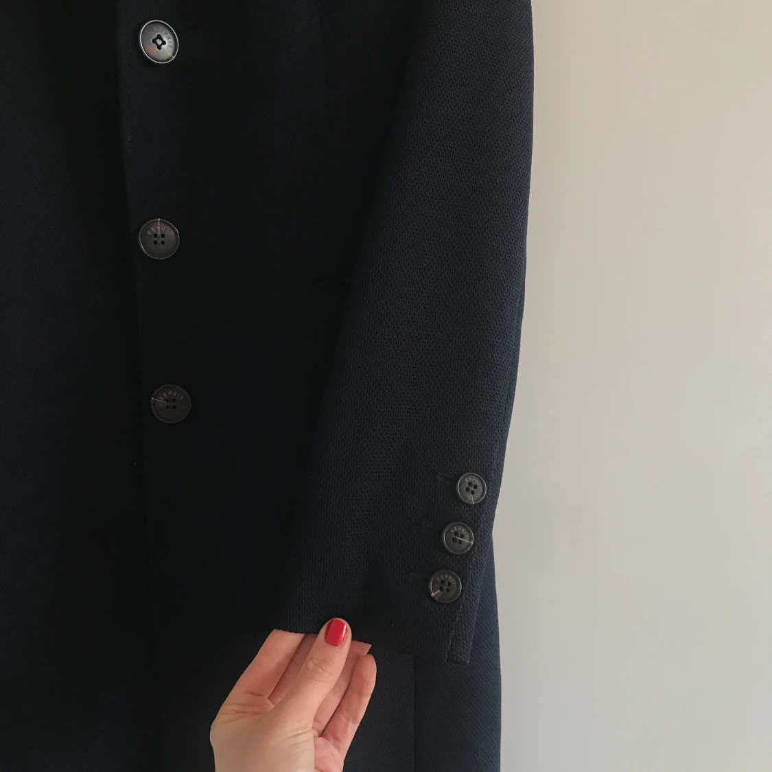 Mörkblå vårkappa - 91