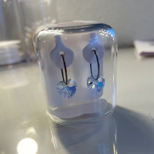 Blomdahl örhängen  - Blomdahl örhängen natural titanium heart rainbow. Skiner fint i solens ljus. Medicinska örhängen speciellt bra för dem som inte tål nickel. Nypris: 230 kr. Mitt pris: 99 kr + frakt.