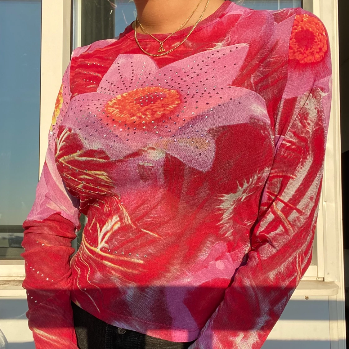 Tröja i meshtyg - 90