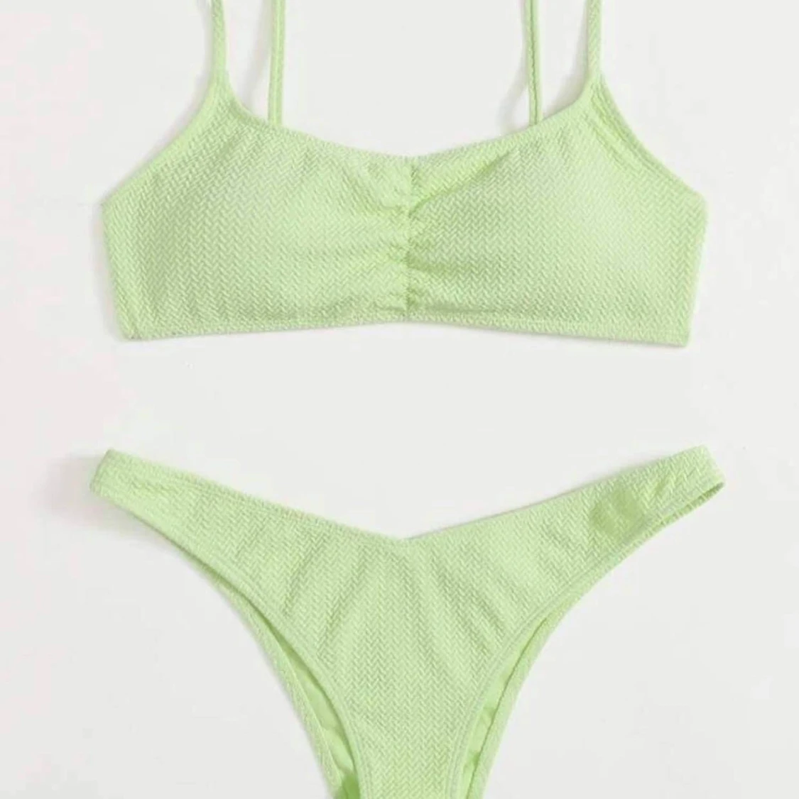 Neon gul/gön bikini