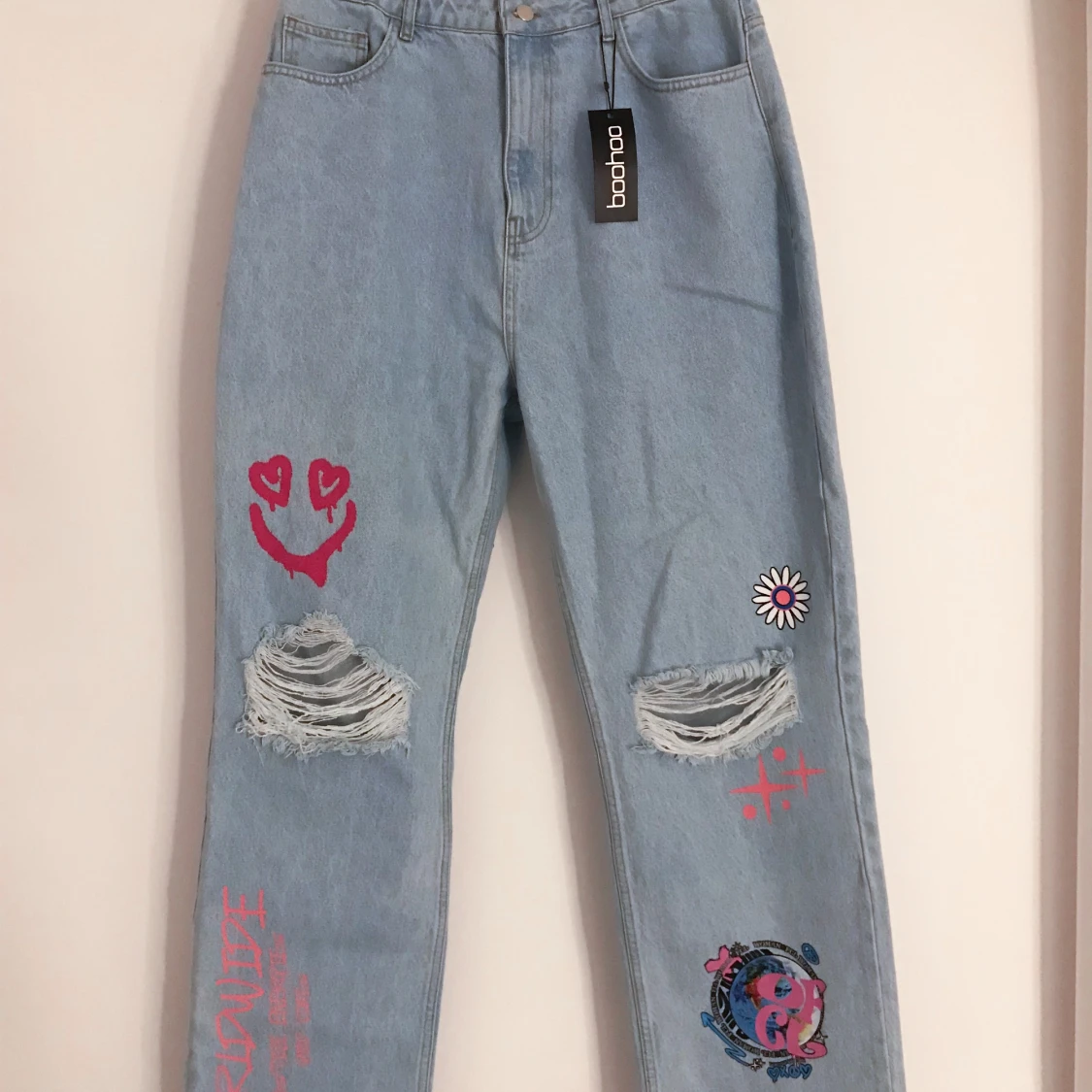 Graffiti Ripped Jeans Stl: L - 90