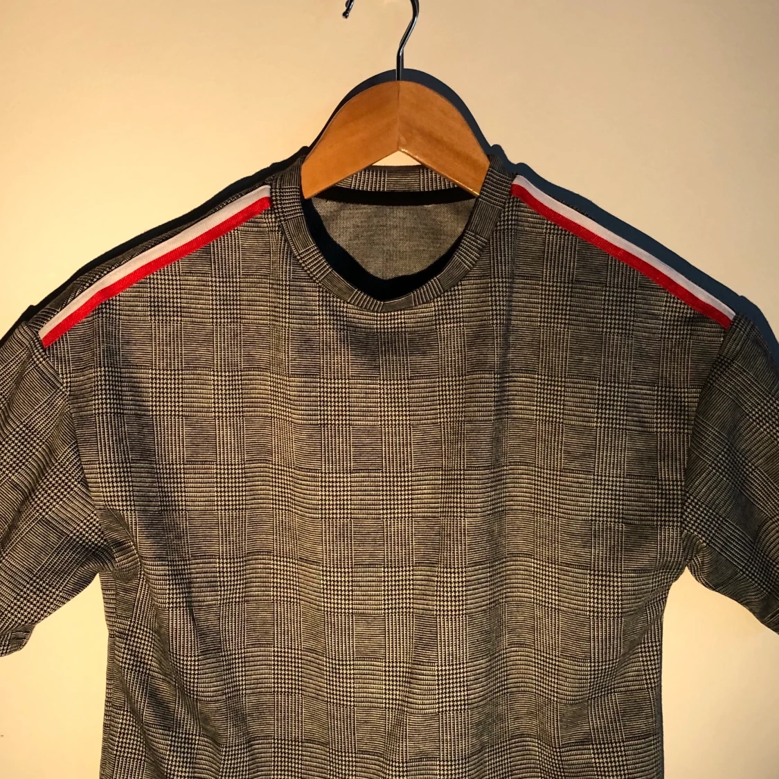 Cropped T-shirt grå  - 90