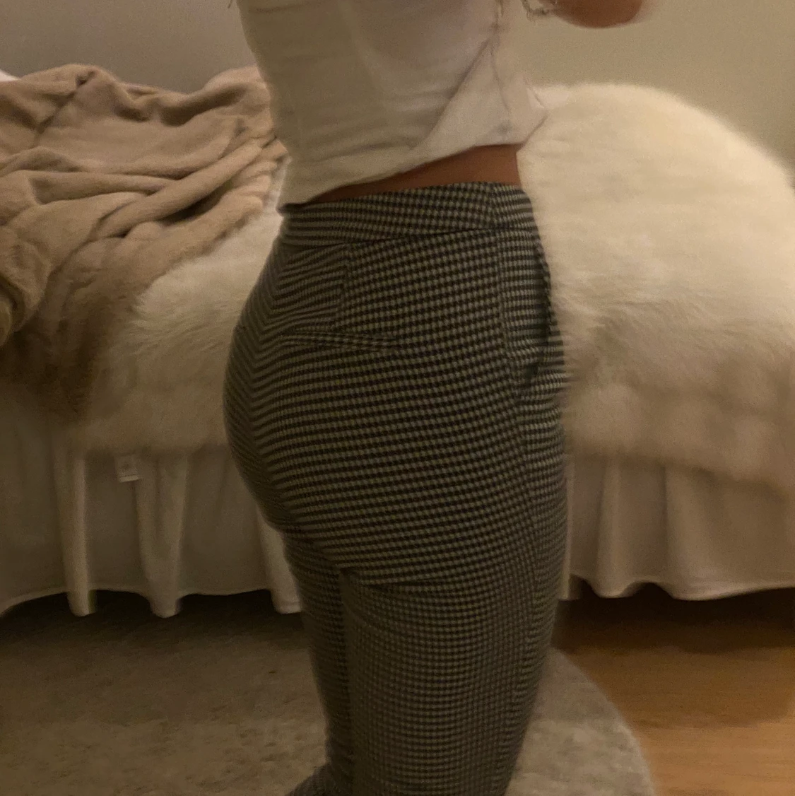 Houndstooth byxor - 90