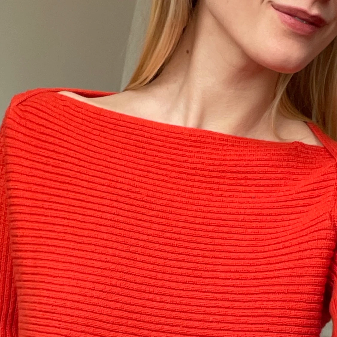 Strikk crop top uld  - 91