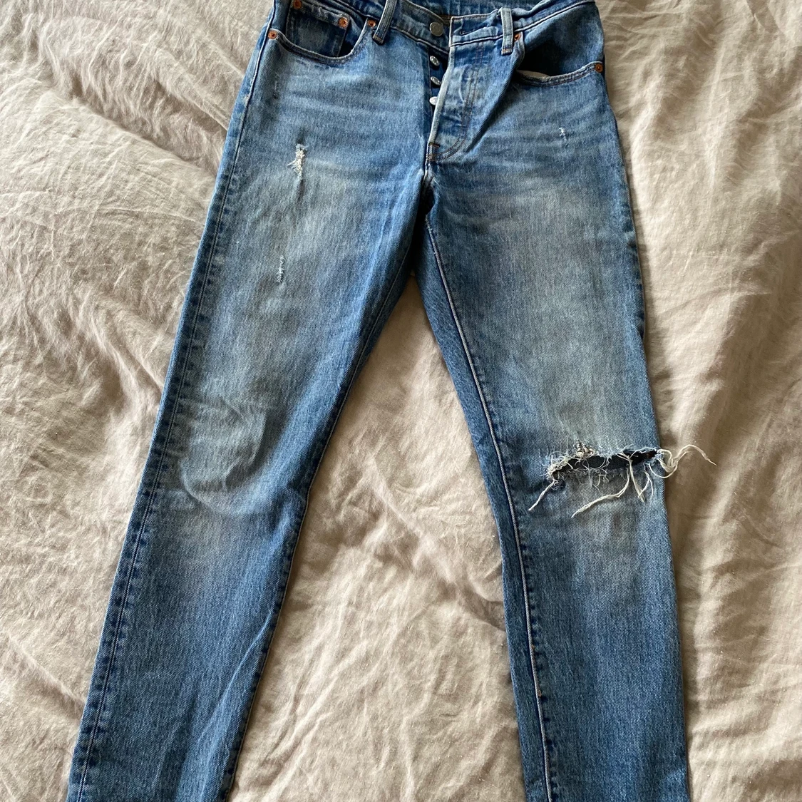 Levi´s jeans, 501 med hög midja w25  - 90