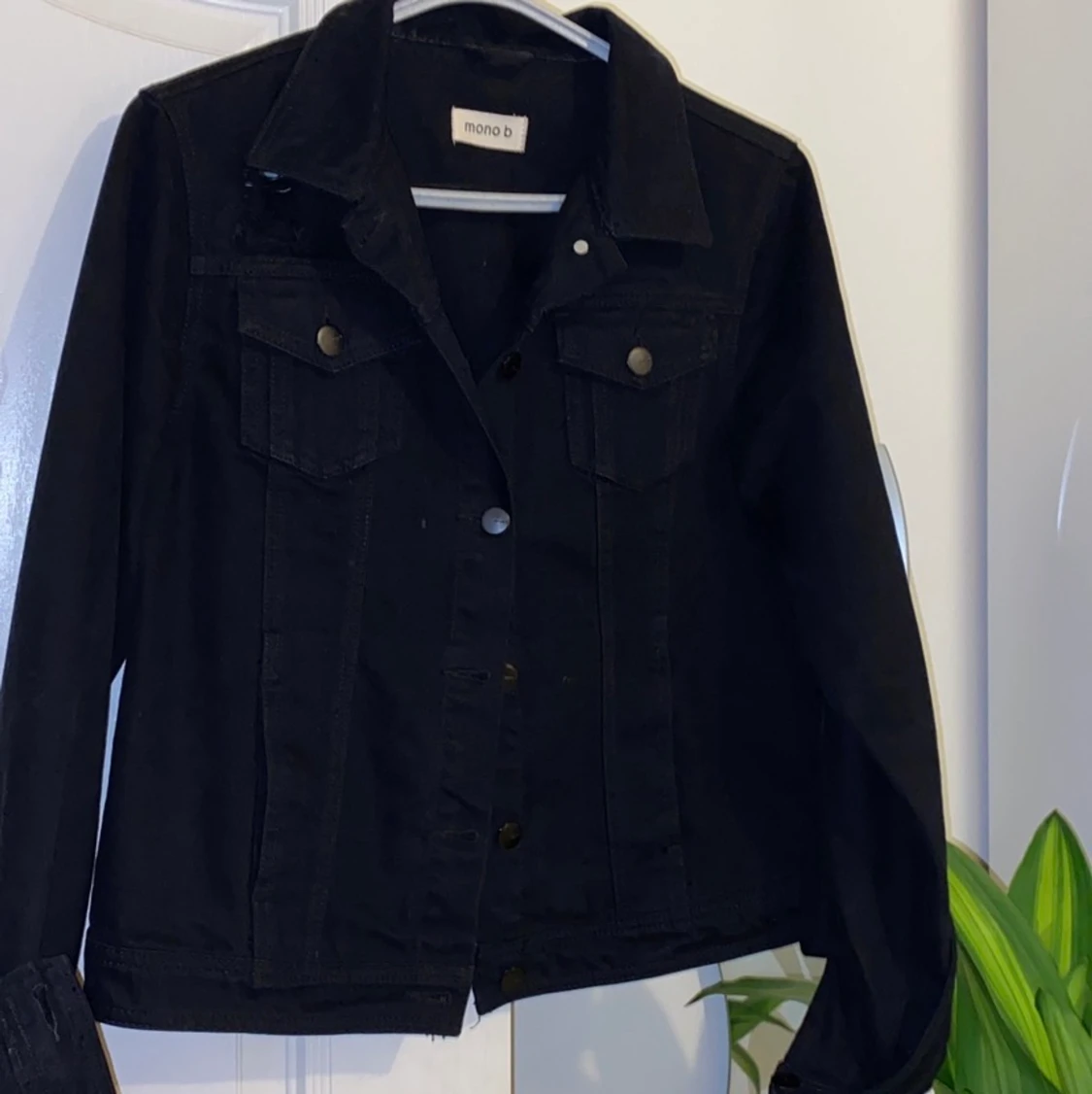 Svart jeans jacka  - 90