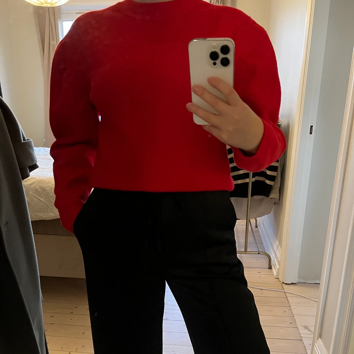 Röd tröja från Mango