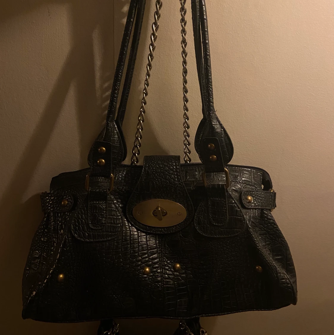 Skinn/läder väska - 91